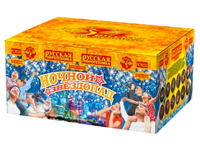 Ночной звездопад Комбинированный Фейерверк купить в Северо-Курильске | severo-kurilsk.salutsklad.ru