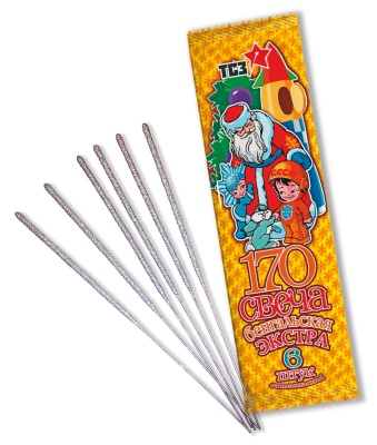 170 мм. Экстра Бенгальские огни купить в Северо-Курильске | severo-kurilsk.salutsklad.ru