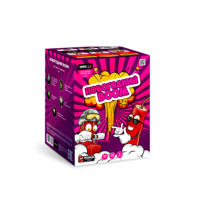 Новогодний BOOM Фейерверк купить в Северо-Курильске | severo-kurilsk.salutsklad.ru